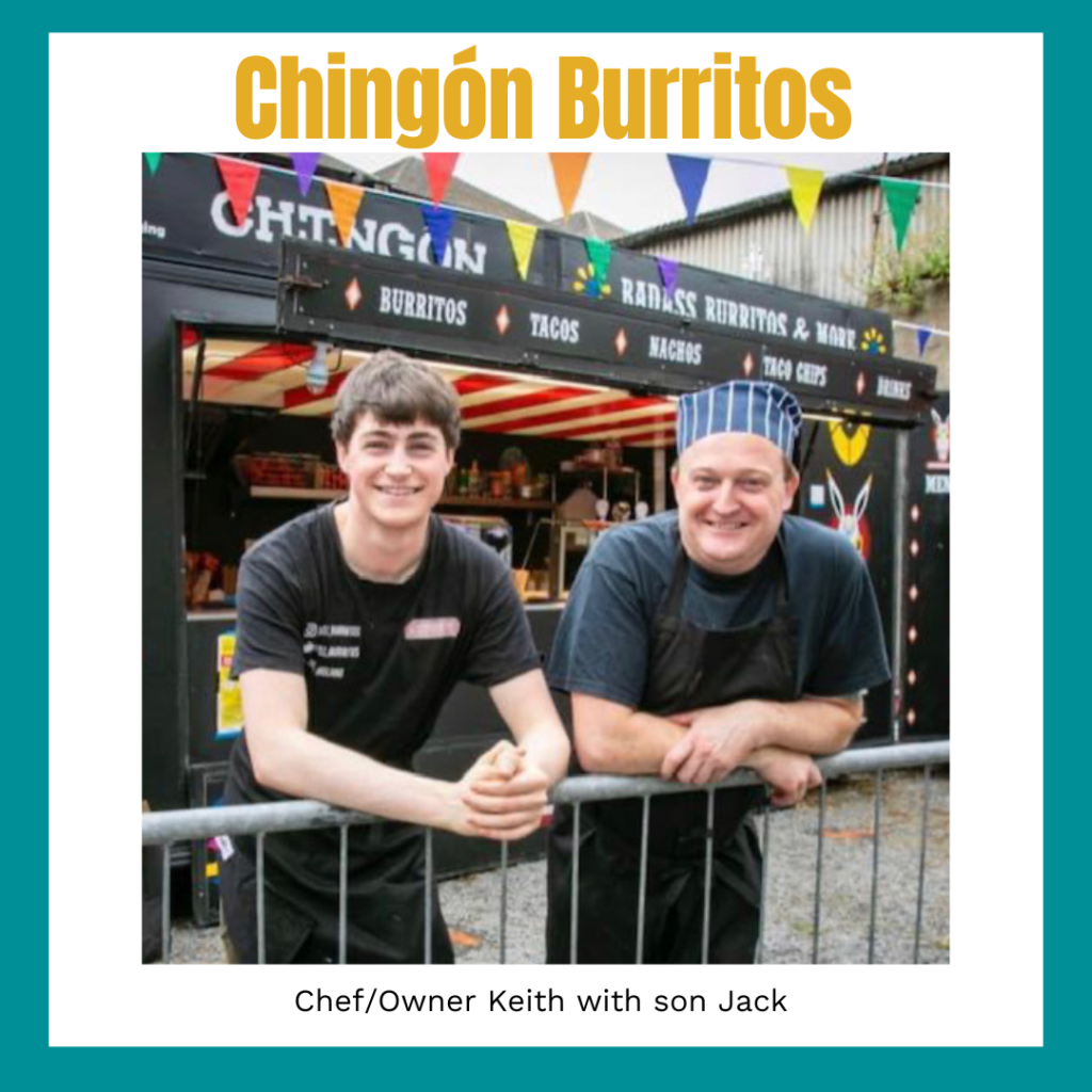Owner Ketih and Son of Chingon Food Truck