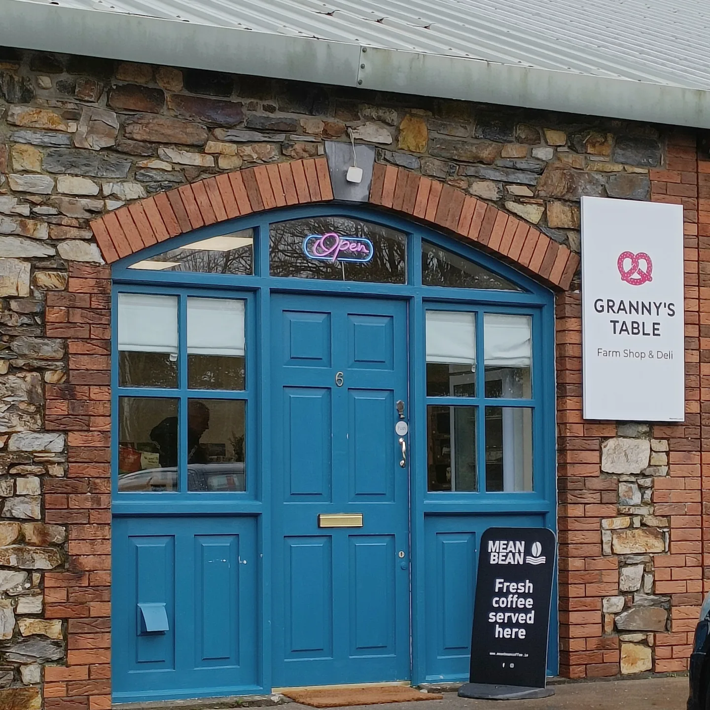 Exterior view of Granny's Table Farm Shop