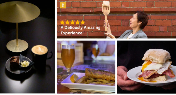 A collage photo of the Tasteful Tour