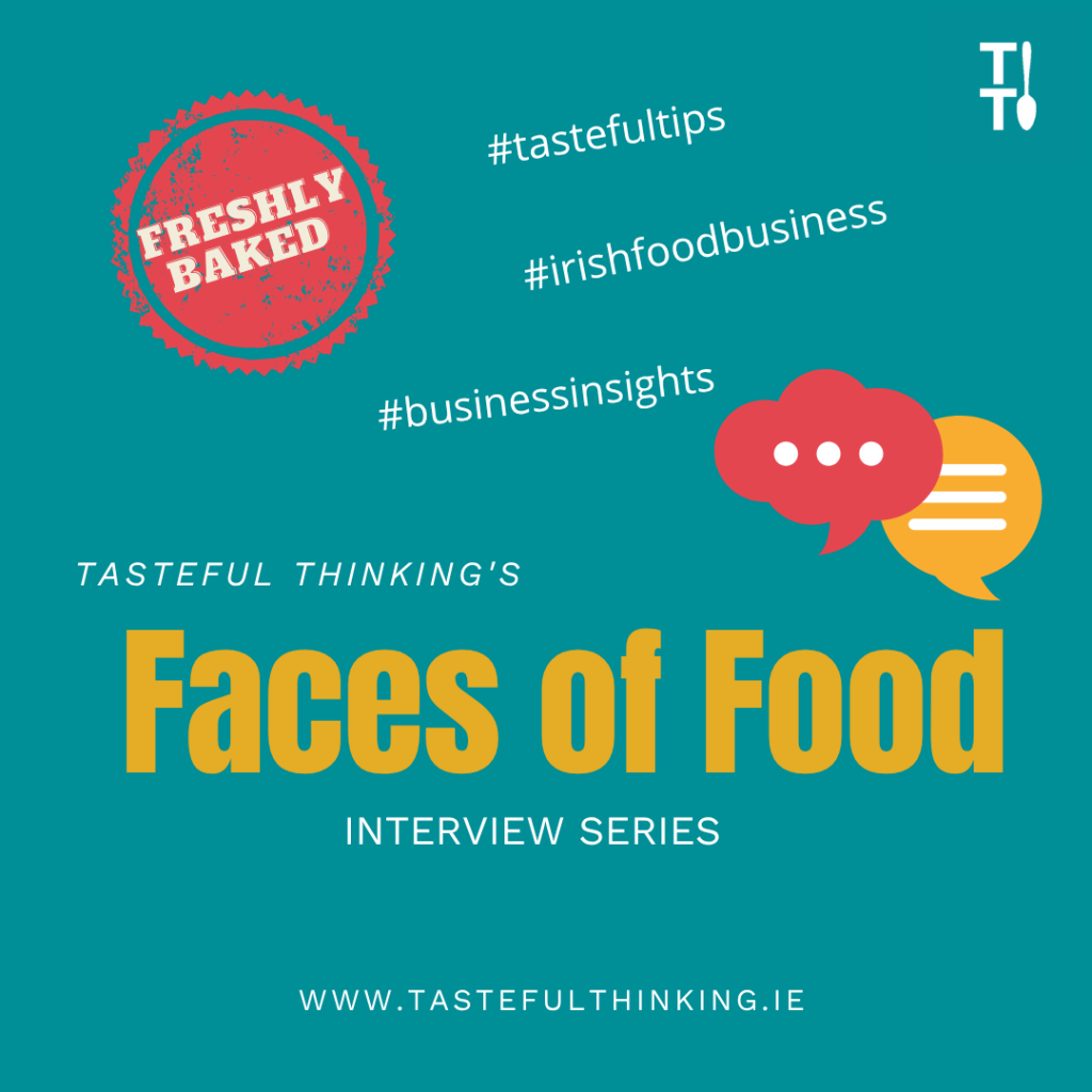 banner describing faces of food interview series